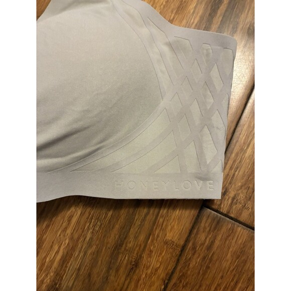 Honeylove Silhouette Bra lwbr0201 Size Large Wireless Moondust Gray - Picture 5 of 8